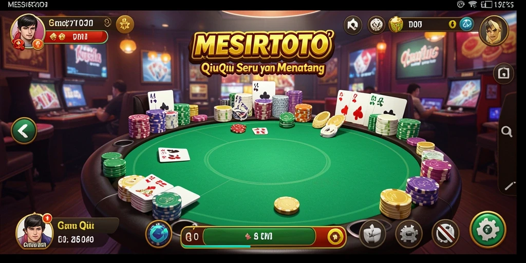 Screenshot gameplay QiuQiu di MESIRTOTO yang menunjukkan aksi seru.