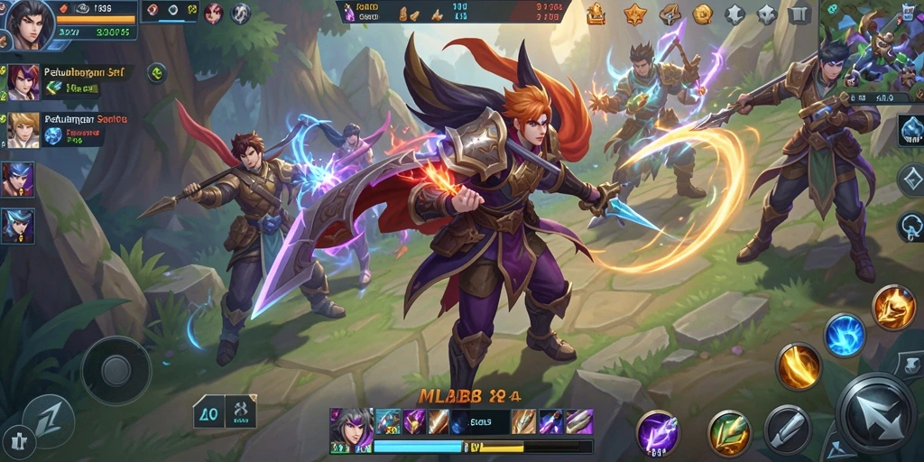 Gameplay menawan dengan grafis yang memukau di MLBB8.