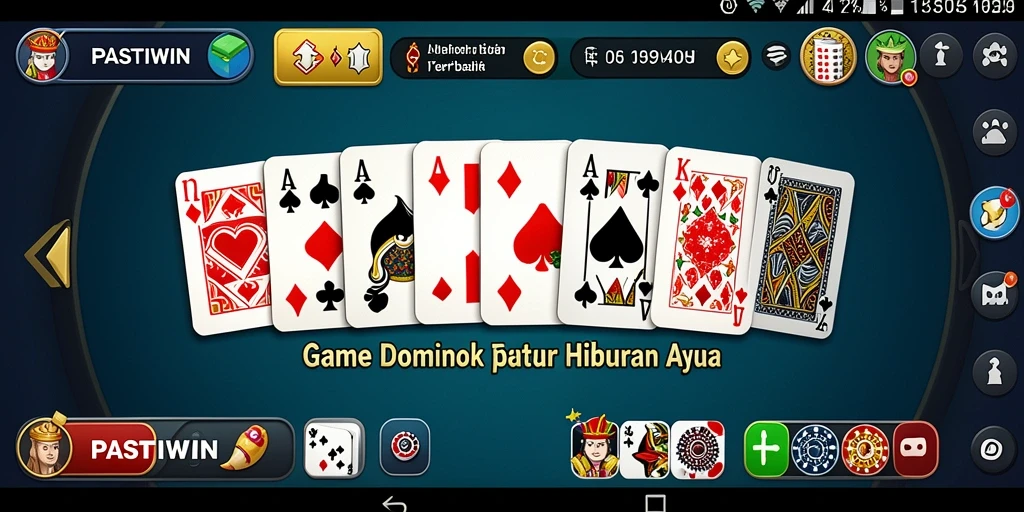 Screenshot gameplay PASTIWIN menunjukkan keseruan bermain Domino.