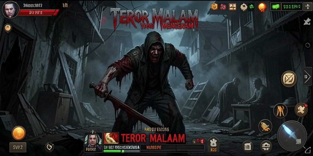 Tampilan gameplay SVIP2 yang menyeramkan dan penuh ketegangan.